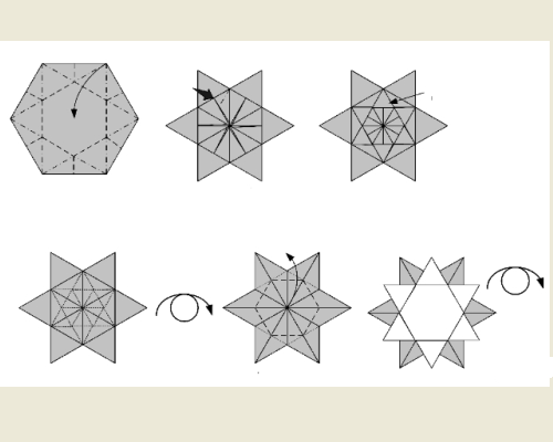 Снежинки оригами из бумаги своими руками схемы