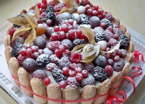 украшение-торта-фруктами-и-ягодами1