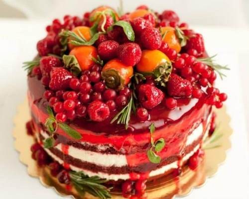 украшение-торта-фруктами-и-ягодами4
