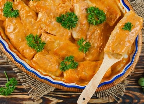 Stuffed cabbage rolls